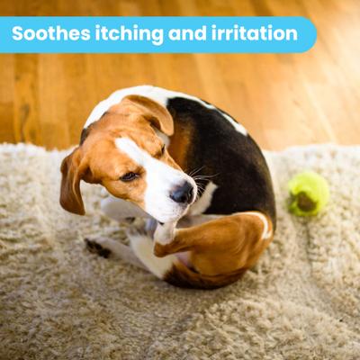 Organic Hypoallergenic Itch Soother Dog Moisturizer, 2-fl oz bottle