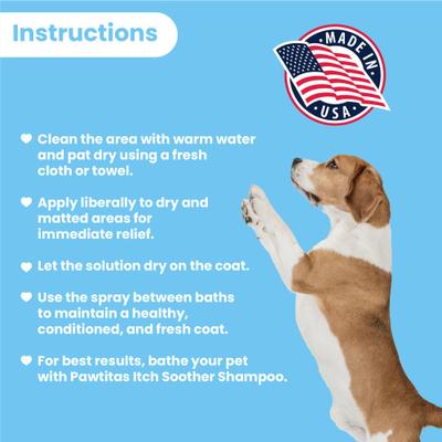 Organic Hypoallergenic Itch Soother Dog Moisturizer, 2-fl oz bottle