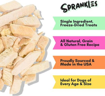 Chicken Breast Grain-Free Freeze-Dried Dog & Cat Treats, 14-oz bag