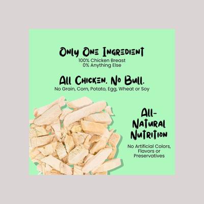 Chicken Breast Grain-Free Freeze-Dried Dog & Cat Treats, 14-oz bag