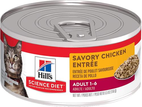 Adult Turkey & Liver Entree Wet Cat Food, 5.5-oz can, case of 24