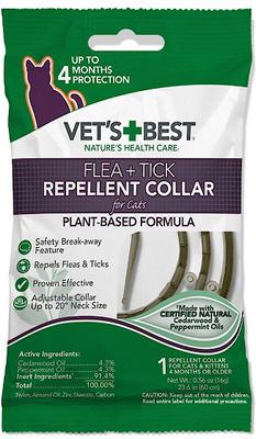 4 Month Natural Flea & Tick Collar for Cats, 1 Collar (4-mos. supply)