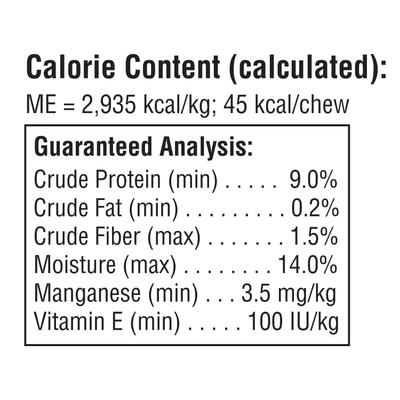 Golosinas masticables de pollo DreamChips para perros, 24 unidades