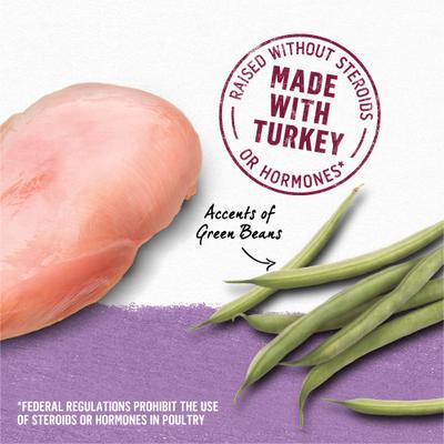 Turkey & Green Bean Recipe in Gravy Canned Dog Food, 12.5-oz, case of 12