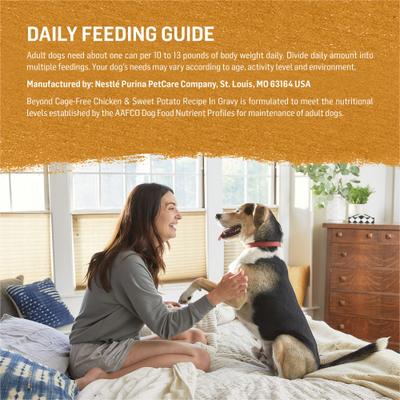 Chicken & Sweet Potato Recipe in Gravy Canned Dog Food, 12.5-oz, case of 12