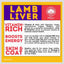 Lamb Liver Grain-Free Freeze-Dried Dog Treats, 4-oz bag