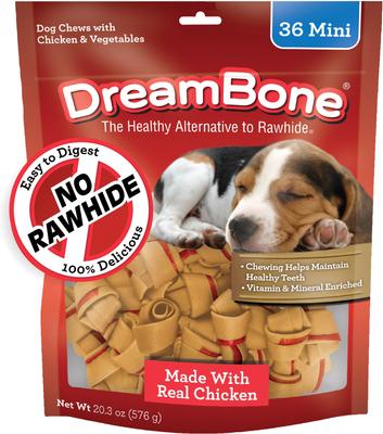 Mini Chicken Chew Bones Dog Treats, 8 count