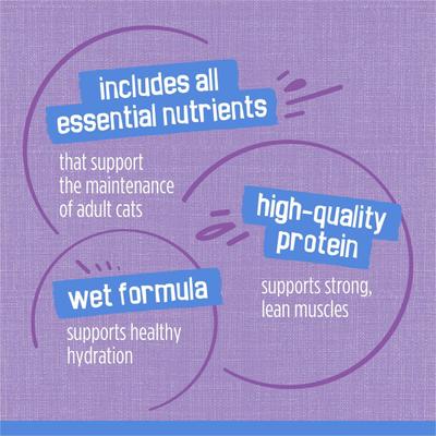 Savory Shreds Turkey & Cheese Dinner in Gravy Canned Cat Food, 5.5-oz, case of 72