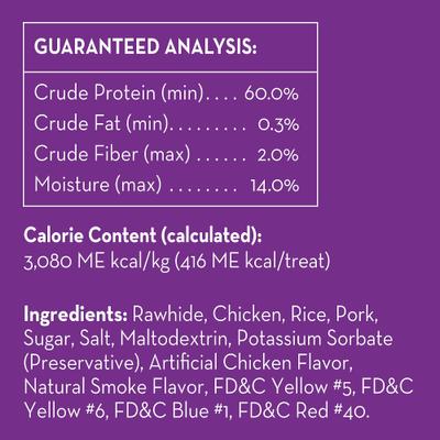 Wag' N Wraps Jumbo Dog Treats, 2 count