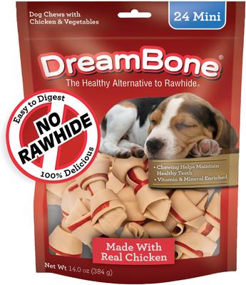 Mini Chicken Chew Bones Dog Treats, 8 count