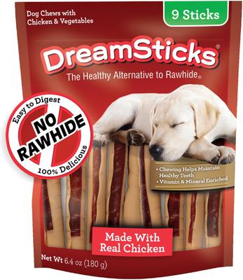 DreamSticks Bacon & Cheese Chews Dog Treats, 15 count