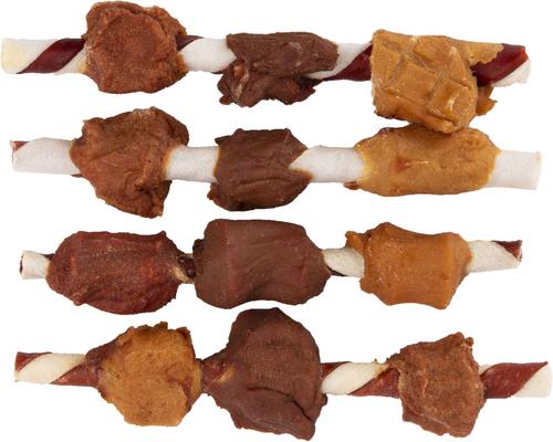 Bundle: Good 'n' Fun Triple Flavor Kabobs Chicken, Duck & Chicken Liver + Ribs Beef, Pork & Chicken Sticks Dog Chews