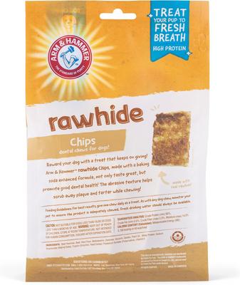 Small Beef Coated Rawhide Chips, 6-oz bag