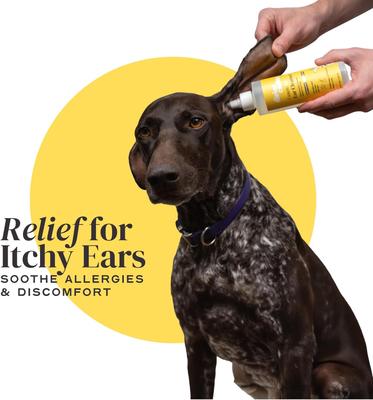 Essential Ear Cleanser, Anti-Microbial & Anti-Odor Solution Dog Ear Cleaner, 4-fl oz bottle