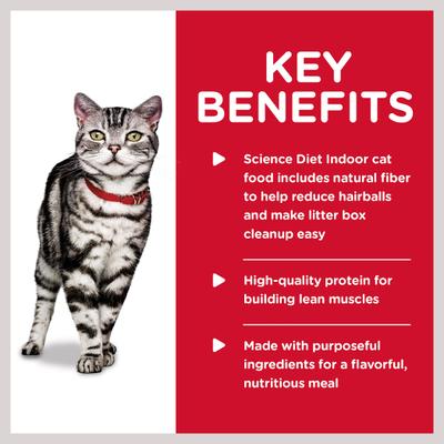 Alimento húmedo para gatos adultos de interior Ocean Fish Entree, lata de 5.5 oz, caja de 24