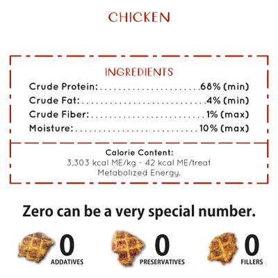 Chicken Dog Treats, 3-oz pouch