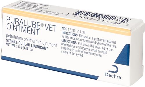 Vet Ointment Sterile Ocular Lubricant for Dogs & Cats, 3.5g tube