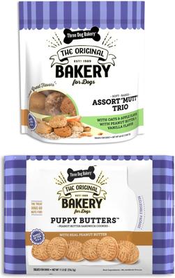 Assortmutt & Puppy Butters Variety Pack Crunchy Dog Treats, 59.8-oz pack