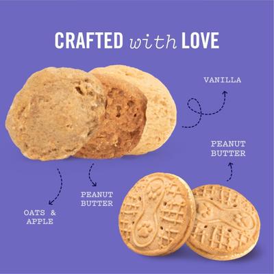 Assortmutt & Puppy Butters Variety Pack Crunchy Dog Treats, 59.8-oz pack