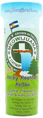 Rocky Mountain Mellow Chamomile, Dandelion, Honeysuckle Blend Catnip, 26-gm bottle