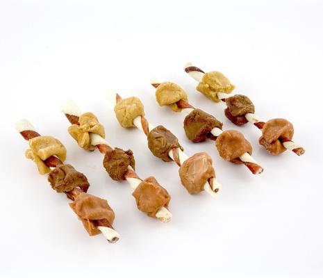 Bundle: Good 'n' Fun Triple Flavor Kabobs Chicken, Duck & Liver + Wings Beef, Pork & Chicken Dog Chews