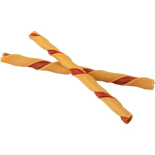 Twist Sticks - Golosinas masticables para perros con tocino y queso, 50 unidades