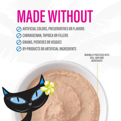 Luau Velvet Mousse Chicken & Salmon Grain-Free Wet Cat Food, 2.8-oz pouch, case of 12