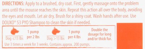 PYO Antiseptic Antifungal Chlorhexidine Dog Mousse, 5.1-oz bottle