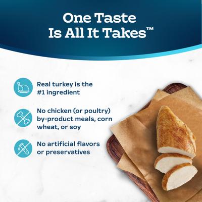 Tastefuls Savory Singles Turkey Entrée Cuts in Gravy Adult Cat Food, 2.6-oz cup, case of 24