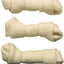 Knotted Rawhide Dog Bones, 8-10 inch, 3 count