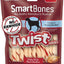 Twist Sticks Peanut Butter Flavor Dog Treats, 50 count