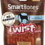 Twist Sticks Peanut Butter Flavor Dog Treats, 50 count