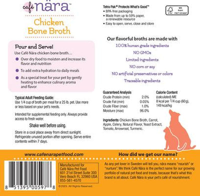 Chicken Broth Grain-Free Dog & Cat Wet Food Topper, 1.1-lb bottle