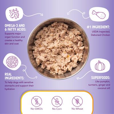 Digestive Support Chicken & Pumpkin Entrée in Gravy Dog Food, 9-oz can, case of 12