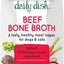 Daily Dish Beef Broth Human-Grade Dog & Cat Wet Food Topper, 1.1-lb bottle