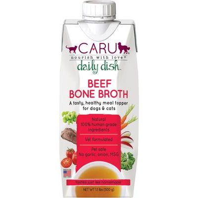 Alimento húmedo para perros y gatos Daily Dish Chicken Broth de grado humano, botella de 1.1 lb