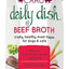 Daily Dish Beef Broth Human-Grade Dog & Cat Wet Food Topper, 1.1-lb bottle