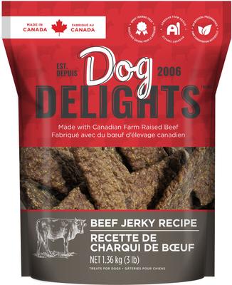Beef High-Protein Jerky Dog Treats, 48-oz bag