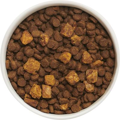 Bundle: Made by Nacho Sustainably Caught Salmon, Whitefish & Pumpkin Recipe with Freeze-Dried Chicken Liver Dry Cat Food, 4-lb bag + Cuts In Gravy Recipes with Bone Broth Variety Pack Wet Food