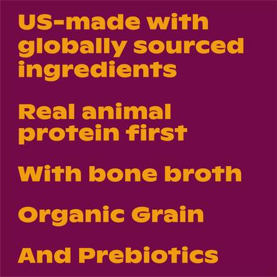 Bundle: Made by Nacho Sustainably Caught Salmon, Whitefish & Pumpkin Recipe with Freeze-Dried Chicken Liver Dry Cat Food, 4-lb bag + Cuts In Gravy Recipes with Bone Broth Variety Pack Wet Food
