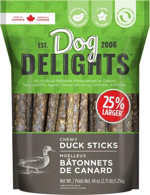 Chewy Lamb Sticks High-Protein Dog Treats, 44-oz bag