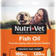 Fish Oil Softgels Skin & Coat Supplement for Dogs, 100 count