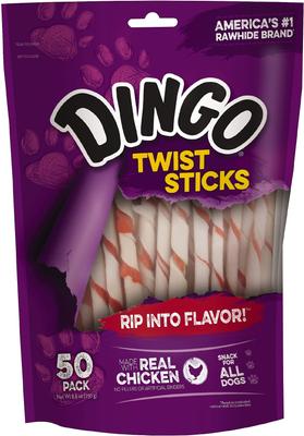 Twist Sticks Dog Treats, 50 count