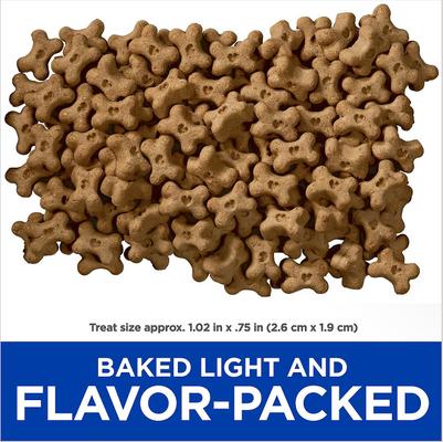Natural Baked Light Biscuits with Real Chicken Dog Treats, 8-oz bag, 6 count