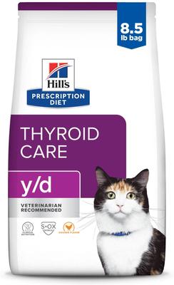 y/d Thyroid Care Original Flavor Dry Cat Food, 8.5-lb bag