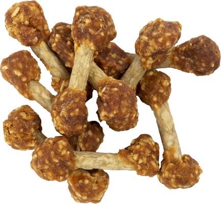 Dumbbells Chicken Flavor Dog Treat Chews, Small, 12-oz bag