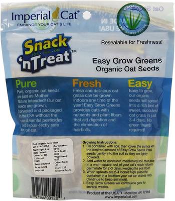 Easy Grow Cat Oat Grass Seeds, 4-oz bag