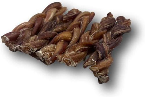 Braided Bully Sticks Dog Treats, 6-in, case of 5