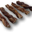 Braided Bully Sticks Dog Treats, 6-in, case of 5