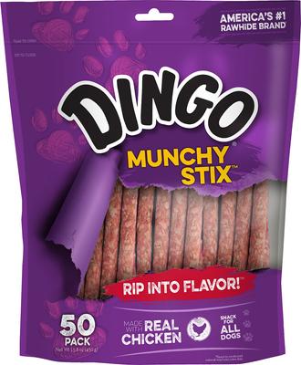 Munchy Stix Chicken Flavor Dog Treat, 50 count